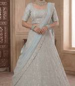 Traditional Designer Net With Sequins Work festival wedding Lehenga Choli