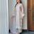 Cream  silk  party wear embroidery  plazzo suit set