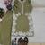 Mahendi  silk  party wear embroidery  plazzo suit set