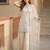 Cream georgette  party wear embroidery  suit set