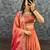 Womens New Trendy Radiant Orange Hand-Embroidered Silk Lehenga Choli Set