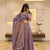 Womens Lavender Color Embroidered Silk Lehenga Choli Set