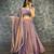 Womens New Trendy Radiant Purple Hand-Embroidered Silk Lehenga Choli Set