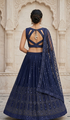 Designer Peplum Style ReadyMade Lehenga Choli 3
