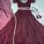 Womens New Trendy Radiant Wine Hand-Embroidered Silk Lehenga Choli Set