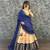 Womens New Trendy Designer Floral Lehenga Choli Set with Contrast Border and Dupatta Set