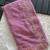 Pink Color embroidery sequins and detailed border work  chiffon saree 
