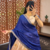 Womens Floral Lehenga Choli Set with Contrast Border and Dupatta Set
