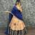 Womens New Trendy Designer Floral Lehenga Choli Set with Contrast Border and Dupatta Set