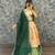 Womens New Trendy Designer Floral Lehenga Choli Set with Contrast Border and Dupatta Set