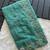 Teal Color embroidery sequins and detailed border work  chiffon saree 