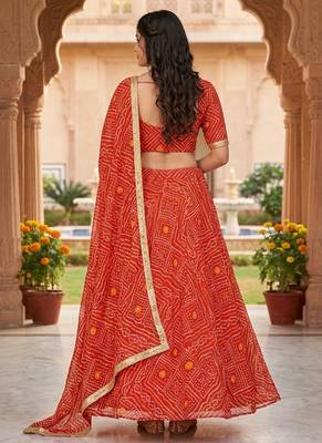 Silk sequins, dori & thread embroidery Lehenga Set 2