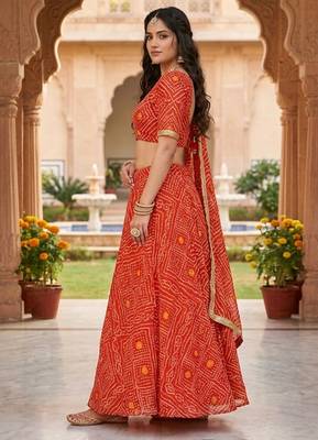 Silk sequins, dori & thread embroidery Lehenga Set 3