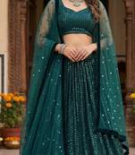 Heavy Glamorous Sequins Lehenga Set