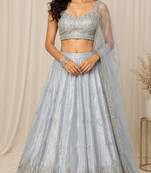 Satin Silk Designer Lehenga Set