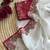 White Color embroidery viscos work tissue silk 