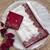 White Color embroidery viscos work tissue silk 