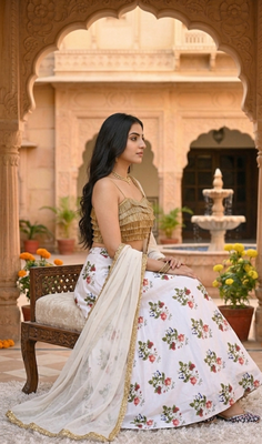 floral magic to your wardrobe with this stunning lehenga set 2
