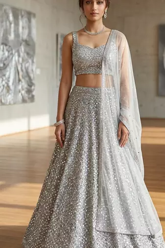 Silk Designer Lehenga Set