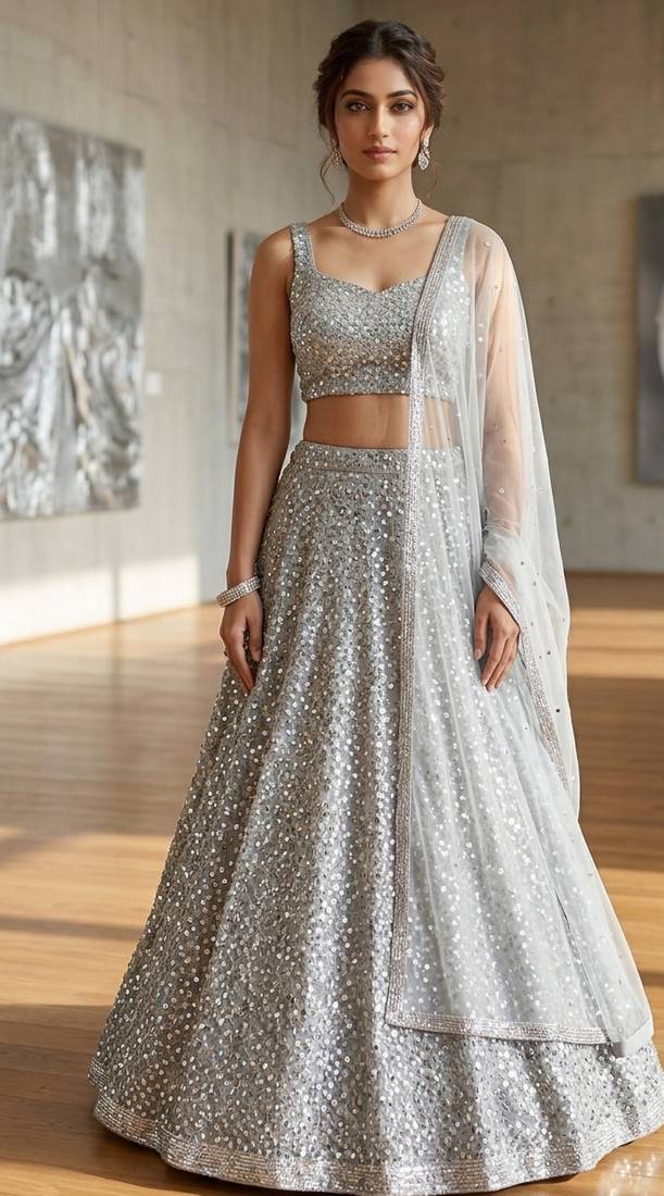 Silk Designer Lehenga Set