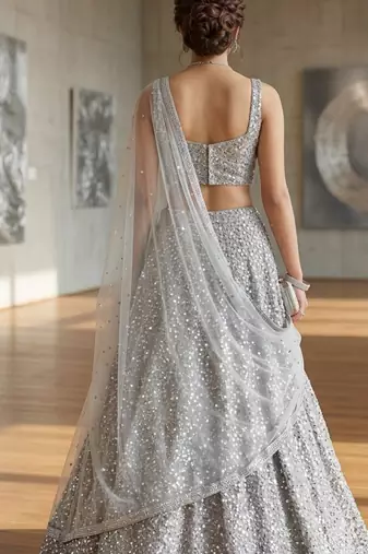 Silk Designer Lehenga Set