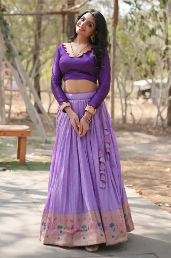 Designer Sequins Embroidered Partywear Lehenga