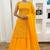 Georgette Lehenga with heavy pagdi work & paper mirror embellishments