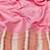 Pink zari woven banarasi silk blend saree with blouse piece