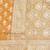 Orange zari woven banarasi silk blend saree with blouse piece