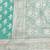 Blue zari woven banarasi silk blend saree with blouse piece