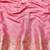 Pink zari woven banarasi silk blend saree with blouse piece
