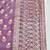 Purple zari woven banarasi silk blend saree with blouse piece