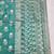 Blue zari woven banarasi silk blend saree with blouse piece