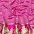 Cream zari woven baluchari silk blend saree with blouse piece