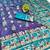 Purple zari woven baluchari silk blend saree with blouse piece
