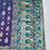 Purple zari woven baluchari silk blend saree with blouse piece