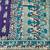 Purple zari woven baluchari silk blend saree with blouse piece