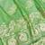 Green zari woven banarasi silk blend saree with blouse piece