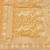 Orange zari woven banarasi silk blend saree with blouse piece