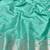 Blue zari woven banarasi silk blend saree with blouse piece