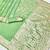 Light green zari woven banarasi silk blend saree with blouse piece