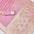 Pink zari woven banarasi silk blend saree with blouse piece
