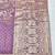 Purple zari woven banarasi silk blend saree with blouse piece
