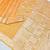 Light orange zari woven banarasi silk blend saree with blouse piece
