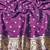 Purple zari woven banarasi silk blend saree with blouse piece