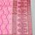 Pink zari woven leheria silk blend saree with blouse piece