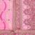 Pink zari woven leheria silk blend saree with blouse piece