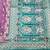 Purple zari woven banarasi silk blend saree with blouse piece