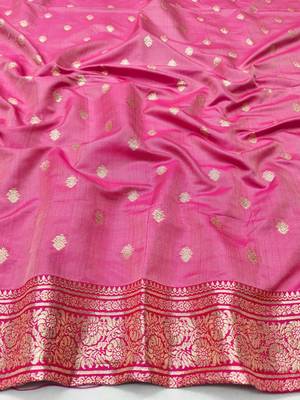 Cream zari woven silk blend saree with blouse piece 4