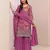 Pink real chinon sharara salwar suit collection